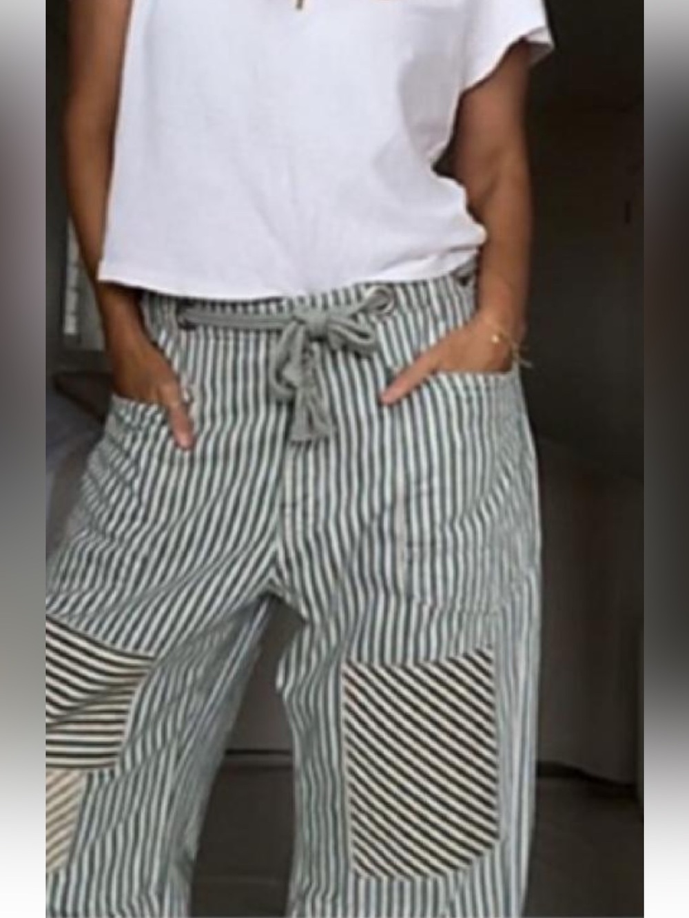 Free People Moxie Railroad Low Slung Jeans